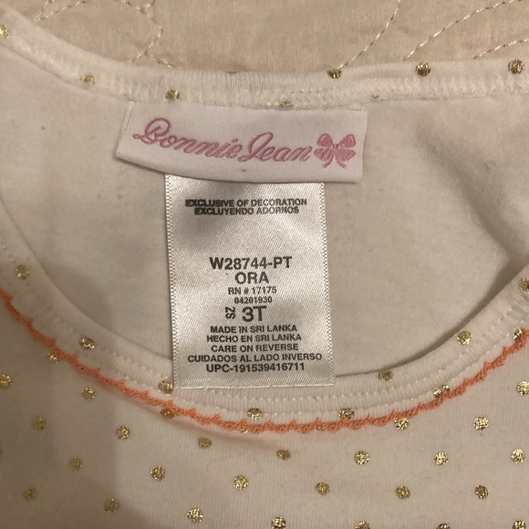 Bonnie Jean Pumpkin Patch Outfit Size 3 T - Picture 4 of 6